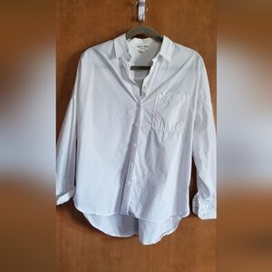 Alex Mill White Poplin Shirt M